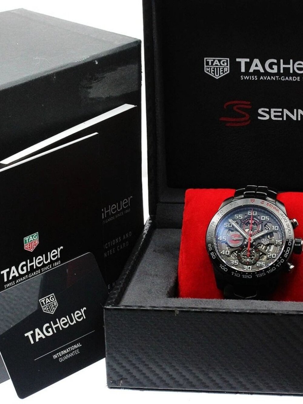 TAG HEUER Carrera Caliber Heuer 01 Ayrton Senna CAR2A1L Automatic Men's - Picture 2 of 7